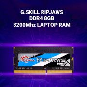 G.SKILL Ripjaws 8GB (1 * 8GB) DDR4 3200MHz CL22-22-22 1.20V SO-DIMM Laptop Memory RAM – F4-3200C22S-8GRS