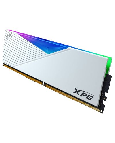 ADATA XPG Lancer RGB 16 GB (1 * 16 GB) DDR5 5200 MHz CL 38-38-38 U-DIMM Desktop Memory RAM – AX5U5200C3816G-CLARWH (White)