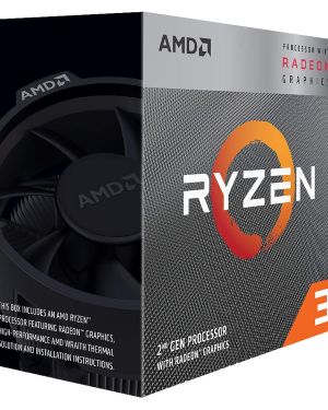 AMD Ryzen 3 3200G with RadeonVega 8 Graphics Desktop Processor 4 Cores up to 4GHz 6MB Cache Socket AM4 (YD320GC5FHBOX)