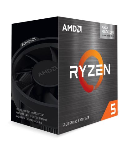 AMD Ryzen 5 5600G Desktop Processor with 6-core/12-thread, 19MB Cache, up to 4.4 GHz max Boost and Radeon Graphics