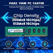 EVM 8GB DDR3 Desktop RAM 1600MHz Long-DIMM Memory – High-Speed Performance, Low Voltage Requirement – 10 Year Warranty (EVMT8G1600U86P)