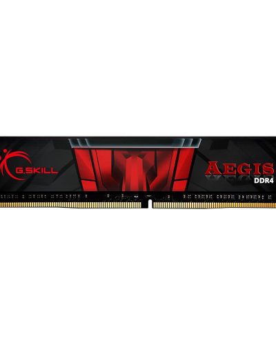 G.SKILL Aegis 8GB (1 * 8GB) DDR4 2666 MHz CL19-19-19-43 1.20V Desktop Memory RAM – F4-2666C19S-8GIS Black