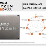 AMD Ryzen™ 7 5700G Desktop Processor (8-core/16-thread, 20MB Cache, up to 4.6 GHz max Boost) with Radeon™ Graphics