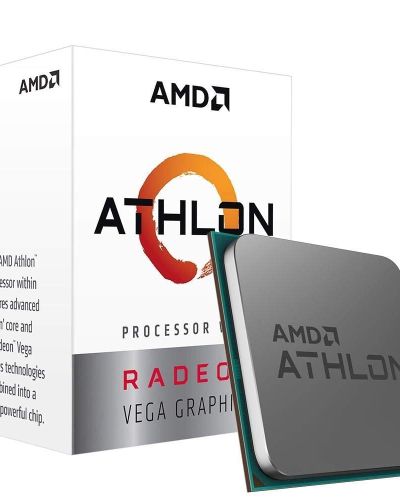 AMD Athlon 3000G with Radeon Vega 3 Graphics Dual Core 4 Threads 3.5GHz Unlocked Desktop Processor(YD3000C6FHBOX)