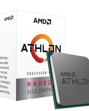 AMD Athlon 3000G with Radeon Vega 3 Graphics Dual Core 4 Threads 3.5GHz Unlocked Desktop Processor(YD3000C6FHBOX)