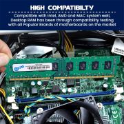 EVM 8GB DDR3 Desktop RAM 1600MHz Long-DIMM Memory – High-Speed Performance, Low Voltage Requirement – 10 Year Warranty (EVMT8G1600U86P)