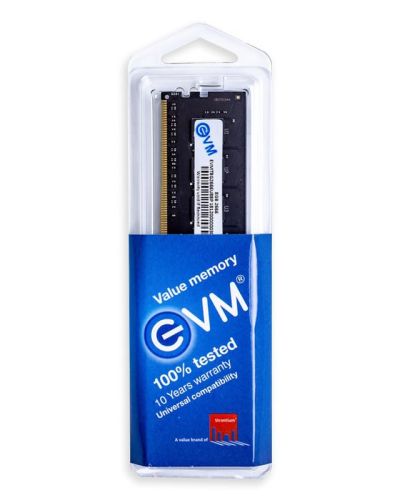 EVM 8GB DDR4 Desktop RAM 2666MHz – Update Your Desktop’s Performance – CL15 Latency – Compatible with Intel, AMD, and Mac Systems – 10 Years Warranty (EVMT8G2666U88P)