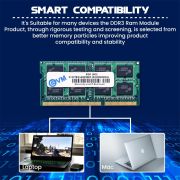 EVM 8GB DDR3 Laptop RAM 1600MHz So-DIMM Memory – High-Speed Performance, Low Voltage Requirement – 10 Year Warranty (EVMT8G1600S86P)