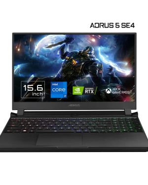 GIGABYTE AORUS 5 SE4, 15.6” inch FHD 240Hz, Intel Core i7-12700H 12th Gen, RTX 3070 8GB Graphics, Gaming Laptop (16GB DDR4 MemoryWindows 11 HomeSupports NVMe PCIe Gen4 SSDOffice 365 Black)