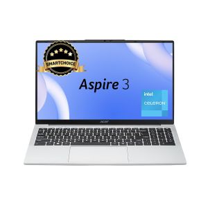Acer [SmartChoice] Aspire 3 Laptop Intel Core Celeron N4500 Processor Laptop (8 GB LPDDR4X SDRAM512 GB SSDWin11 Home38 WHRHD Webcam) A325-45 with 39.63 cm (15.6) HD Display, Pure Silver, 1.5 KG