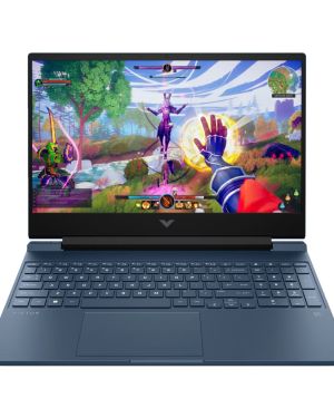HP Victus 39.6 cm (15.6) Gaming Laptop 15-fb3004AX, Blue | AMD Ryzen™ 5 8645HS processor | Windows 11 Home | 16 GB DDR5-5600 RAM, 512 GB SSD Hard Drive | Backlit opaque keyboard with numeric keypad, Wide Vision 720p HD camera
