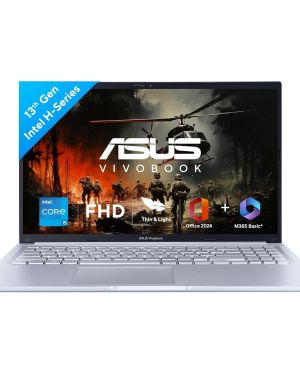 ASUS Vivobook 15, 13th Gen, Intel Core i5-13420H (Intel UHD iGPU16 GB RAM 512 GB SSD FHD 15.6 60Hz Backlit Keyboard Windows 11 M365 Basic (1Year) Office Home 2024 Cool Silver 1.70 kg) X1502VA-BQ835WS