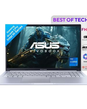 ASUS Vivobook 15, 13th Gen, Intel Core i7-13620H (Intel UHD iGPU 16 GB RAM 512 GB SSD FHD 15.6 60Hz Backlit Keyboard Windows 11M365 Basic (1Year) Office Home 2024 Cool Silver 1.70 kg) X1502VA-BQ837WS