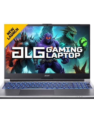 Acer ALG, Intel Core i5-12th Gen 12450H Processor, NVIDIA GeForce RTX 3050-6GB GDDR6(16GB512GB) FHD, 15.639.62cm, 144Hz, Win 11 Home, Steel Gray, 1.99KG, AL15G-52, Premium Metal Body Gaming Laptop
