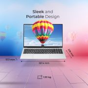 Acer [SmartChoice] Aspire 3 Laptop Intel Core Celeron N4500 Processor Laptop (8 GB LPDDR4X SDRAM/256 GB SSD/Win11 Home/38 WHR/HD Webcam) A325-45 with 39.63 cm (15.6″) HD Display, Pure Silver, 1.5 KG