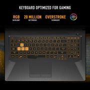 ASUS TUF Gaming A15, AMD Ryzen 7 7435HS, 15.6 FHD 169 144Hz 250 nits, Gaming Laptop (16 GB RAM 512 GB SSD NVIDIA GeForce RTX 2050 Win 11 Home 48 WHr Battery Graphite Black 2.30 Kg), FA566NFR-HN045WS