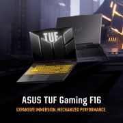 ASUS TUF Gaming F16 13th Gen, Intel Core i7-13620H Gaming Laptop (NVIDIA RTX 4050-6GB140W TGP 16 GB 512 GB FHD+16 144Hz Windows 11 M365 Basic (1Year) Office Home 2024 Mecha Gray 2.20 Kg) FX677VU-RL155WS