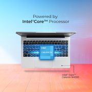 Acer Aspire 3, Intel Core Celeron N4500, 8GB LPDDR4X, 512GB SSD, HD, 1435.56cm, Windows 11 Home, Pure Silver, 1.3KG, A324-45, HD Webcam, 38 WHR Laptop