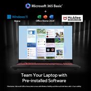 ASUS TUF A16, AMD Ryzen 9 8940HX, Gaming Laptop (RTX 5070-8GB115W TGP 16 GB 1 TB 2.5K QHD+16 165Hz 90WHrs Windows 11 M365 Basic (1Year) Office Home 2024 Jaeger Gray 2.2 Kg) FA608PP-QT014WS