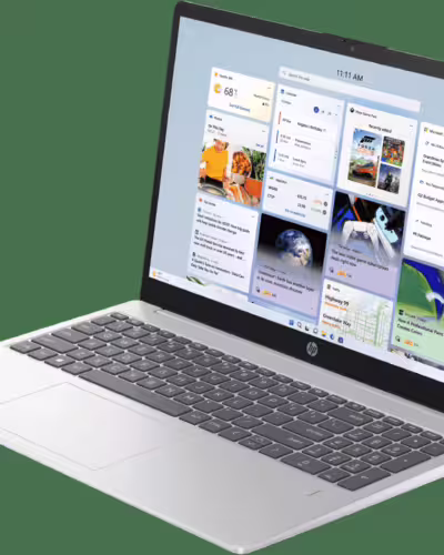 HP Laptop 15-fd1225TU Silver Intel® Core™ 3 100U Windows 11 Home Single Language 39.6 cm (15.6) diagonal FHD display with Intel® Graphics8 GB DDR4, 512 GB PCIe® NVMe™ M.2 SSD Intel® Turbo Boost Technology
