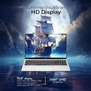 Acer [SmartChoice] Aspire 3 Laptop Intel Core Celeron N4500 Processor Laptop (8 GB LPDDR4X SDRAM/256 GB SSD/Win11 Home/38 WHR/HD Webcam) A325-45 with 39.63 cm (15.6″) HD Display, Pure Silver, 1.5 KG