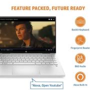 HP Pavilion Intel Core i3 11th Gen 1125G4 – (8 GB/512 GB SSD/Windows 11 Home) 14-dy0207TU Thin and Light Laptop (14 inch, Natural Silver, 1.52 kg, With MS Office)