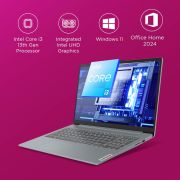 Lenovo IdeaPad Slim 3 13th Gen Intel Core i3-1315U 15.6 inch (39.6cm) FHD Laptop (8 GB RAM 512 GB SSD Windows 11 Office 2024 Alexa Built-in1Yr ADP Free 3 Month Game Pass Grey 1.6 Kg)