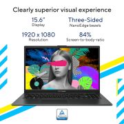 ASUS Vivobook Go 15, 15 FHD (1920 x 1080),Intel Core i3-N305 Processor,(8 GB RAM 512 GB SSD Intel UHD iGPU Windows 11 M365 Basic (1Year) Office Home 2024 Mixed Black 1.63 kg), E1504GA-NJ3322WS