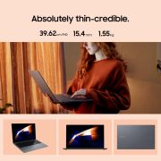 Samsung Galaxy Book4 (Gray, 16GB RAM, 512GB SSD) 15.6 Full HD Screen Intel Core i5 1335U Processor Windows 11 Home MS Office 2021 Fingerprint Reader Intel Iris XE Graphics RJ45 LAN Port