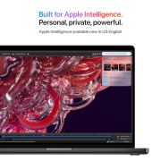 Apple 2024 MacBook Pro Laptop with M4 Max chip with 14‑core CPU and 32‑core GPU Built for Apple Intelligence, (14.2″) Liquid Retina XDR Display, 36GB Unified Memory, 1TB SSD Storage; Space Black