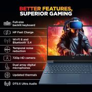 HP Smartchoice Victus, 13th Gen Intel Core i5-13420H Processor, 4GB RTX 3050, Upgrade(Upto 32GB) 16GB DDR4, 512GB SSD, FHD, 144Hz, IPS, 15.6’’39.6cm, Win11, Office24, Blue, 2.29kg, fa2190TX Laptop