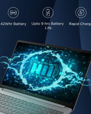 Lenovo Ideapad 1 N4500 15.6 Inch (39.6Cm) HD Laptop (8GB RAM 512 GB SSD Windows 11 Intel 3 Month Game Pass Grey 1.55 Kg), 82LX00F7IN