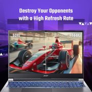 Acer ALG, Intel Core i5-12th Gen 12450H Processor, NVIDIA GeForce RTX 2050-4GB (16GB1TB) FHD, 15.639.62cm, 144Hz, Win 11 Home, Steel Gray, 1.99KG, AL15G-52, Premium Metal Body Gaming Laptop