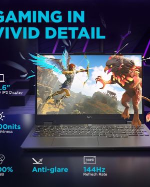 Lenovo LOQ 2024, AMD Ryzen 5 7235HS, NVIDIA RTX 3050-6GB, 24 GB RAM, 512 GB SSD, FHD IPS 144Hz 300Nits, 15.6 (39.6 cm), Windows 11, Office 21, Grey, 2.4Kg, 83JC0078IN, 100% sRGB,1 Yr ADP Free Gaming Laptop