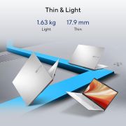 ASUS Vivobook Go 15 (2023), Intel Core i3-N305, 8 GB RAM, 512 GB SSD, FHD, 15.6 39.62 cm, Windows 11, MS Office 2021, Silver, 1.63 KG, E1504GA-NJ321WS, Integrated Graphics, Backlit KB, Thin & Light Laptop