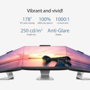ASUS AIO A3202, 21.45 FHD, Intel Celeron 7305, All-in-One PC (8 GB 512GB Windows 11 MS Office 365 Basic (1Year) Office 2024 Black 4.84 Kg), with Wireless Keyboard & Wireless Mouse, A3202WBA-BPB006WS