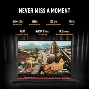ASUS TUF A16, AMD Ryzen 9 8940HX, Gaming Laptop (RTX 5070-8GB115W TGP 16 GB 1 TB 2.5K QHD+16 165Hz 90WHrs Windows 11 M365 Basic (1Year) Office Home 2024 Jaeger Gray 2.2 Kg) FA608PP-QT014WS