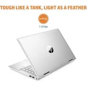 HP Pavilion Intel Core i3 11th Gen 1125G4 – (8 GB/512 GB SSD/Windows 11 Home) 14-dy0207TU Thin and Light Laptop (14 inch, Natural Silver, 1.52 kg, With MS Office)