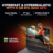 HP Victus, 13th Gen Intel Core i5-13420H, 6GB RTX 3050, Upgrade (Upto 32GB) 16GB DDR4, 512GB SSD, FHD,144Hz,300 nits,IPS, 15.6”39.6cm, Win11, M365 Office24, Mica Silver,2.3kg, fa2700TX, Gaming Laptop