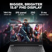 HP Victus, 13th Gen Intel Core i5-13420H, 6GB RTX 4050 (16GB DDR4, 512GB SSD) FHD, 144Hz, IPS, 15.639.6cm, Win11, Office21, Mica Silver,2.3kg, fa1319TX2701tx, Backlit, Enhanced Cooling Gaming Laptop