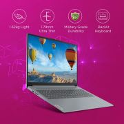Lenovo IdeaPad Slim 3 Ryzen 5 5625U 15.6 (39.6cm) FHD Thin and Light Laptop (16GB RAM 512GB SSD Integrated AMD Radeon Graphics Windows 11 Office Home 2024 Grey 1.6 Kg)