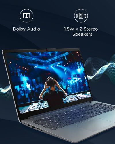 Lenovo IdeaPad Slim 1 AMD Ryzen 5 5500U 15.6″ HD Thin and Light Laptop (8GB/512GB SSD/Windows 11 Home/Office Home 2024/1 Year ADP Free/Grey/1.6Kg)