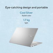 ASUS Vivobook Go 15, AMD Ryzen 5 7520U Thin & Light Laptop (AMD Radeon iGPU 8GB RAM 512 GB SSD FHD 15.6″ 60Hz Windows 11 M365 Basic (1Year)* Office Home 2024 Cool Silver 1.63 Kg) E1504FA-NJ132WS