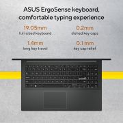 ASUS Vivobook Go 15, AMD Ryzen 5 7520U Thin & Light Laptop (AMD Radeon iGPU 8 GB RAM 512 GB SSD FHD 15.6 60Hz Windows 11 M365 Basic (1Year) Office Home 2024 Mixed Black 1.63 Kg) E1504FA-NJ133WS