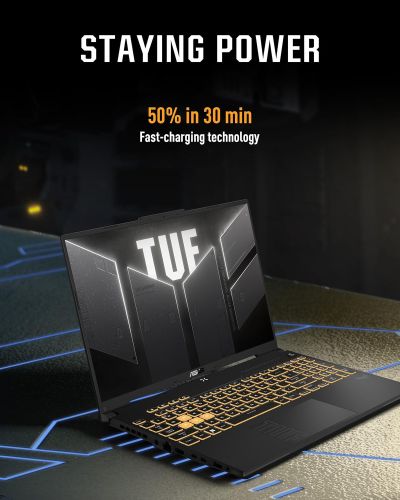 ASUS TUF Gaming F16 , Intel Core 5 Processor 210H, 14th Gen Gaming Laptop (RTX 4050-6GB 140 W TGP 16 GB 512 GB FHD+16 144Hz Windows 11 M365 Basic (1Year) Office 2024 Mecha Gray 2.20 Kg) FX677VU-RL055WS