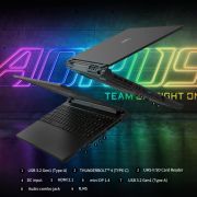 GIGABYTE AORUS 5 SE4, 15.6” inch FHD 240Hz, Intel Core i7-12700H 12th Gen, RTX 3070 8GB Graphics, Gaming Laptop (16GB DDR4 MemoryWindows 11 HomeSupports NVMe PCIe Gen4 SSDOffice 365 Black)