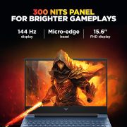 HP Smartchoice Victus, 13th Gen Intel Core i5-13420H Processor, 4GB RTX 3050, Upgrade(Upto 32GB) 16GB DDR4, 512GB SSD, FHD, 144Hz, IPS, 15.6’’39.6cm, Win11, Office24, Blue, 2.29kg, fa2190TX Laptop