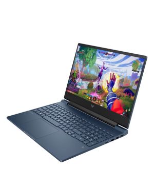 HP Victus 39.6 cm (15.6) Gaming Laptop 15-fb3004AX, Blue | AMD Ryzen™ 5 8645HS processor | Windows 11 Home | 16 GB DDR5-5600 RAM, 512 GB SSD Hard Drive | Backlit opaque keyboard with numeric keypad, Wide Vision 720p HD camera