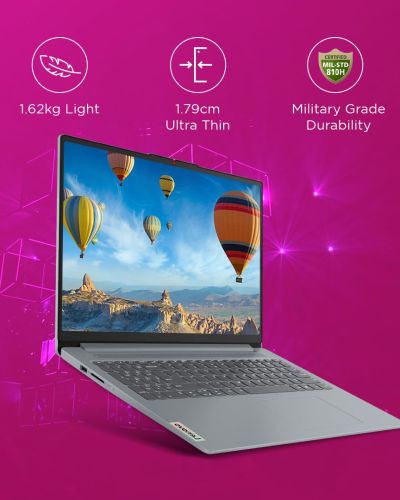 Lenovo IdeaPad Slim 3 AMD Ryzen 3 7320U 15.6 inch (39.6cm) FHD Laptop (8GB/512GB SSD/Windows 11/Office Home 2024/1Yr ADP Free/3 Month Game Pass/Grey/1.62Kg)