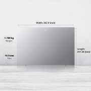 Acer Aspire 3 Thin and Light Laptop Intel Core i5 12th Generation (8GB/512 GB SSD/Windows 11 Home/MS Office/1.7 Kg/Silver) A315-59 with 15.6-inch (39.6 cms) Full HD Display